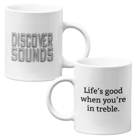 11 oz Mug: Life's good when you're in treble.